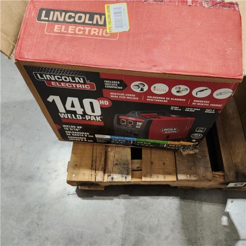 Dallas Location - As-Is Lincoln Electric Weld-Pak 140 Amp MIG Wire Feed Welder