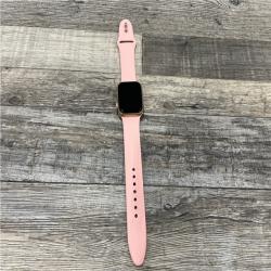 AS-IS  Apple Watch Series 5 GPS w/ 40MM Gold Case & Pink Sand Sport Band