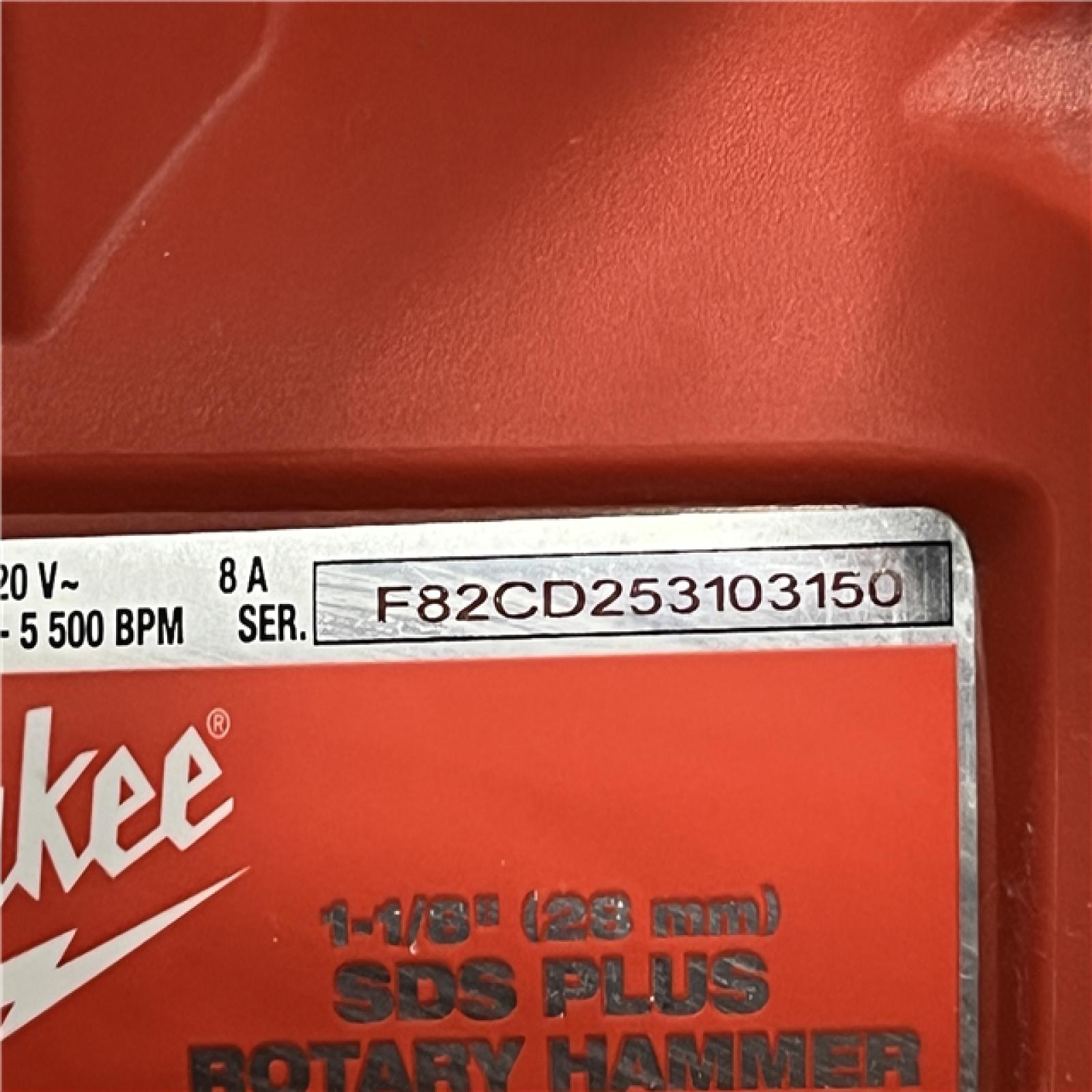 AS-IS Milwaukee 1-1/8 in. Corded SDS-Plus Rotary Hammer