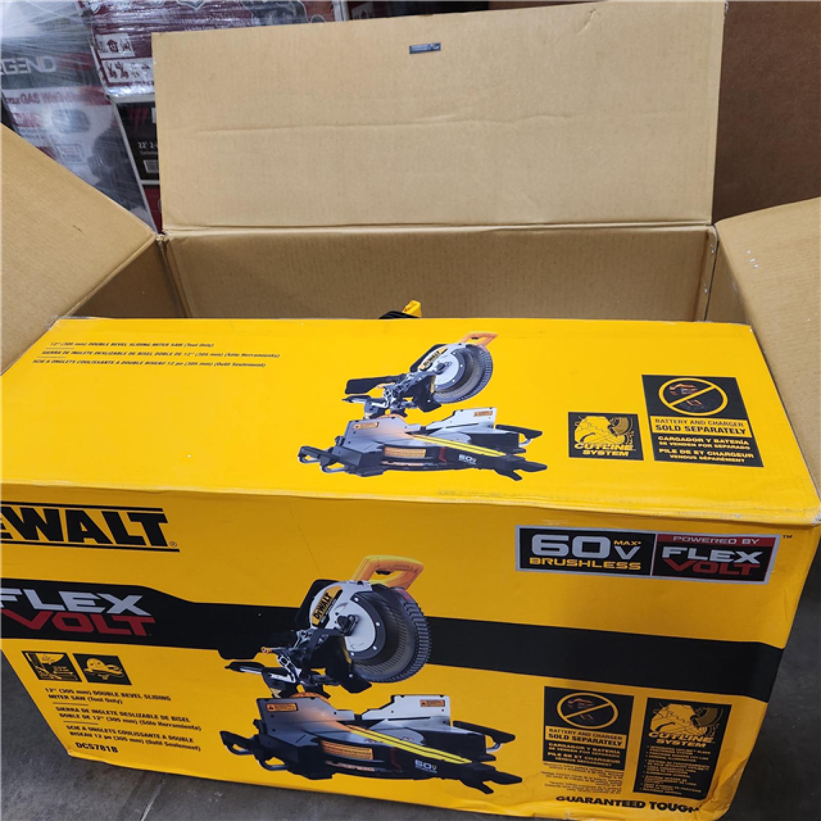 As-Is- DEWALT 60V Lithium-Ion 12 in. Cordless Sliding Miter Saw (Tool Only)