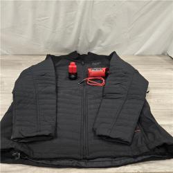 AS-IS Milwaukee Women's XL Black Heated Jacket Kit