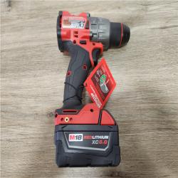Phoenix Location  NEW Milwaukee M18 FUEL 18V Lithium-Ion Brushless Cordless 1/2 in. Hammer Drill Driver Kit with Two 5.0 Ah Batteries and Hard Case