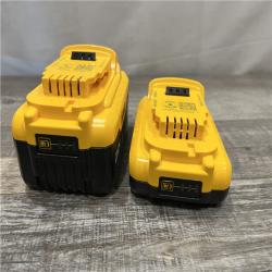 AS-IS DEWALT 20V MAX Lithium-Ion 6.0Ah and 4.0Ah Battery and Charger Starter Kit