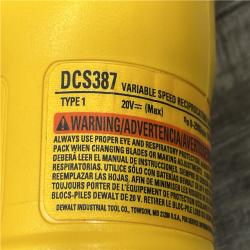AS-IS DEWALT 20-Volt MAX Lithium-Ion Cordless Compact Reciprocating Saw Kit