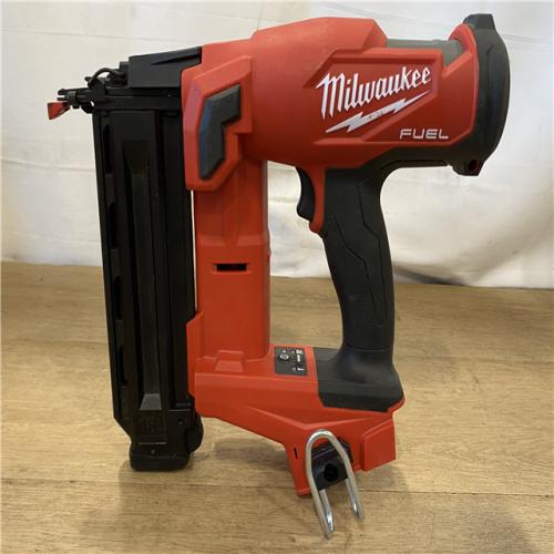 AS-IS Milwaukee FUEL 18-Volt Lithium-Ion Brushless Cordless Gen II 18-Gauge Brad Nailer (Tool-Only)