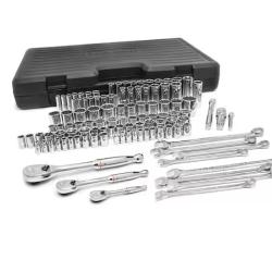 NEW! -  GEARWRENCH 1/4 in.  3/8 in. and 1/2 in. Drive Standard and Deep SAE/Metric Mechanics Tool Set (110-Piece)