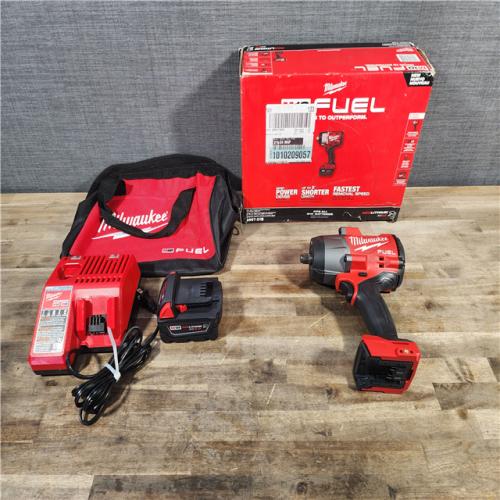 HOUSTON LOCATION - AS-IS Milwaukee M18 1/2 in. Cordless Brushless High Torque Impact Wrench Kit (Battery & Charger)
