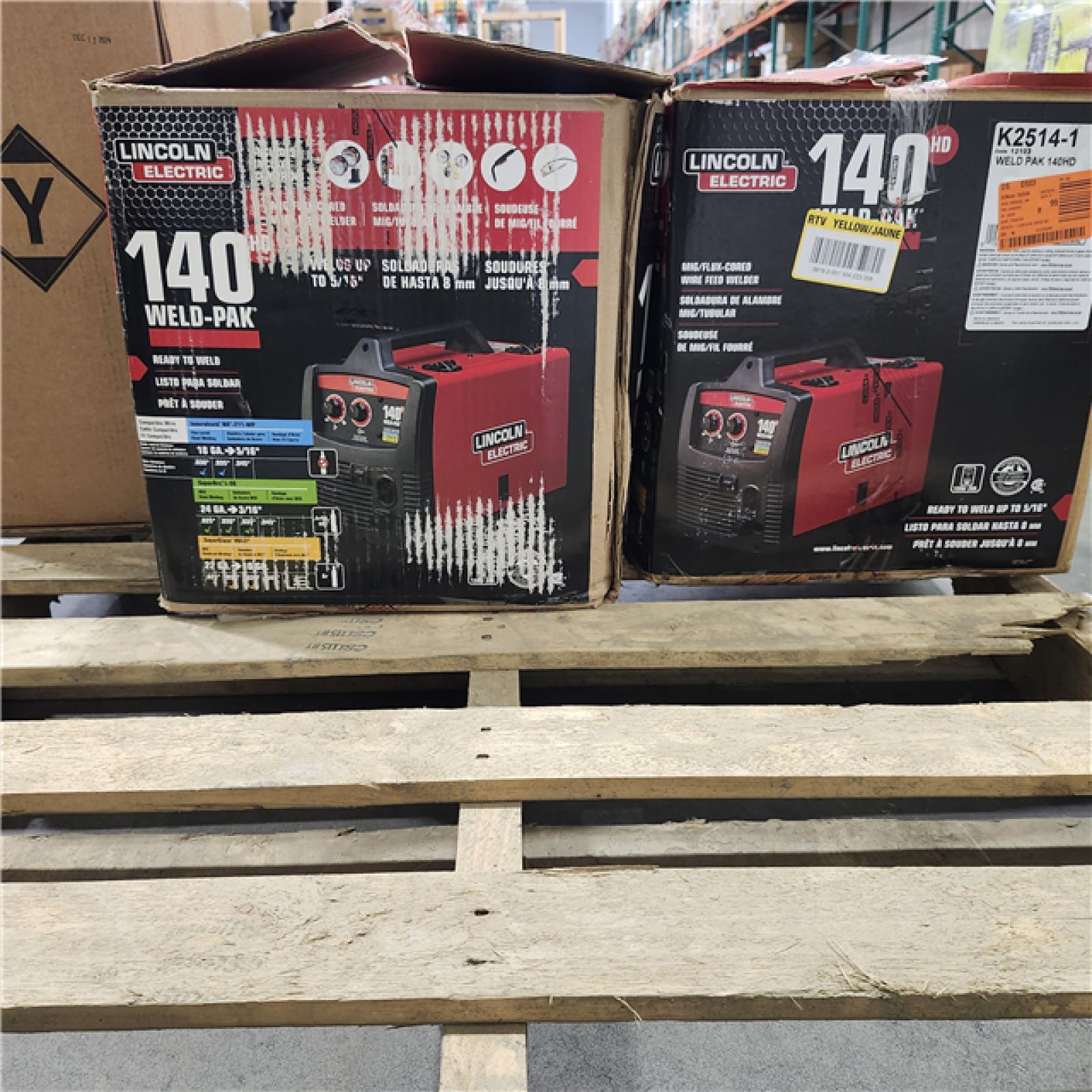 Dallas Location - As-Is Lincoln Electric Weld-Feed Welder(Lot Of 3)