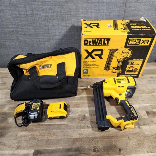 HOUSTON LOCATION - AS-IS DEWALT 20V MAX XR 18 Gauge Brad Nailer Kit