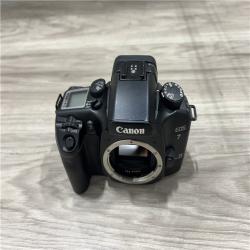 AS-IS Canon EOS 7 35mm SLR Film Camera Body Cap Strap Japan