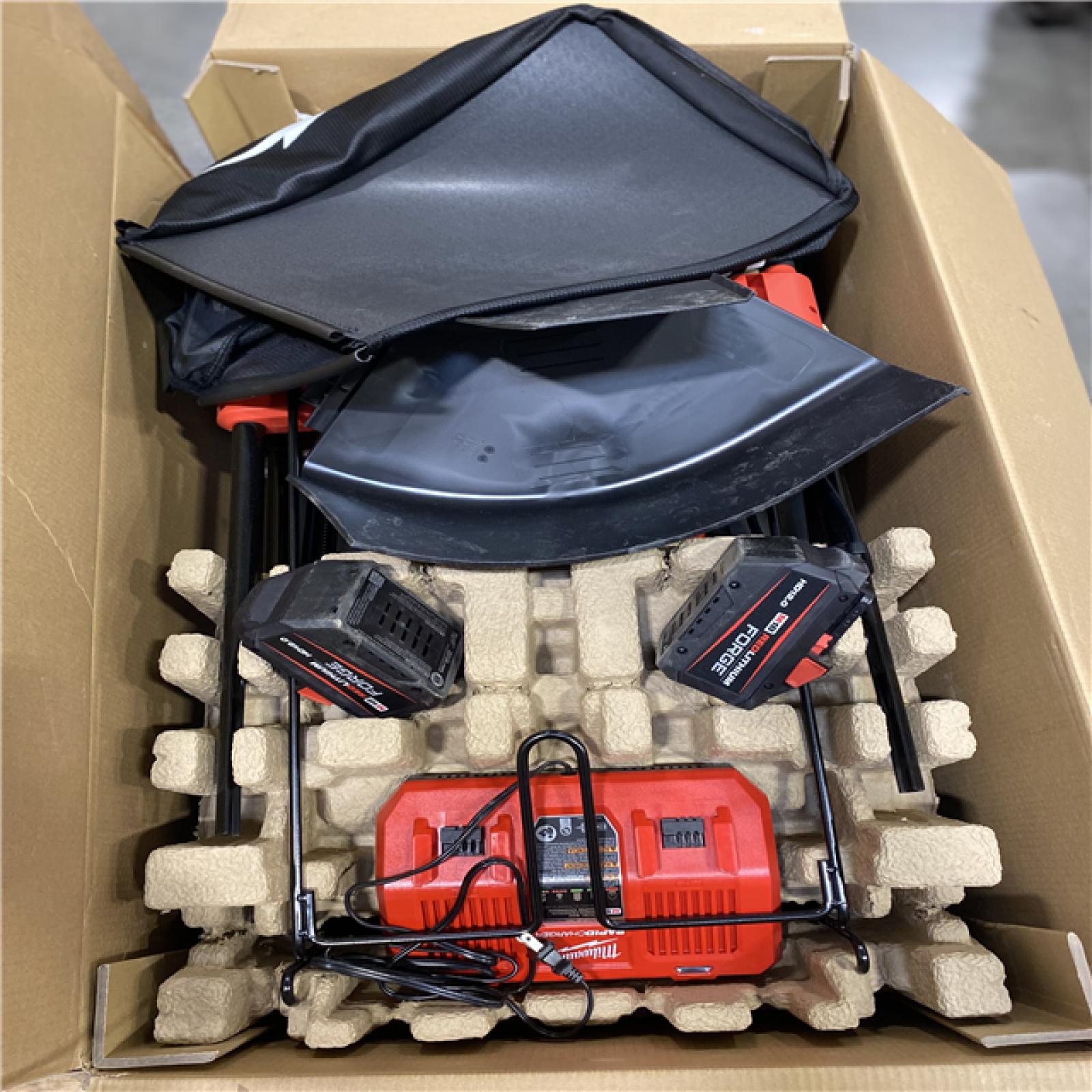 As-Is- Milwaukee 18 FUEL 21 Self-Propelled Dual Battery Mower Kit