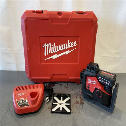 AS-IS - Milwaukee M12 12-Volt Lithium-Ion Cordless Green 250 ft. 3-Plane Laser Level Kit