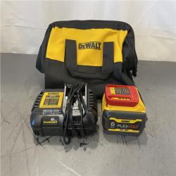 AS-IS - DEWALT FLEXVOLT 20V/60V MAX Lithium-Ion 6.0Ah Battery Pack with 6 Amp Output Charger