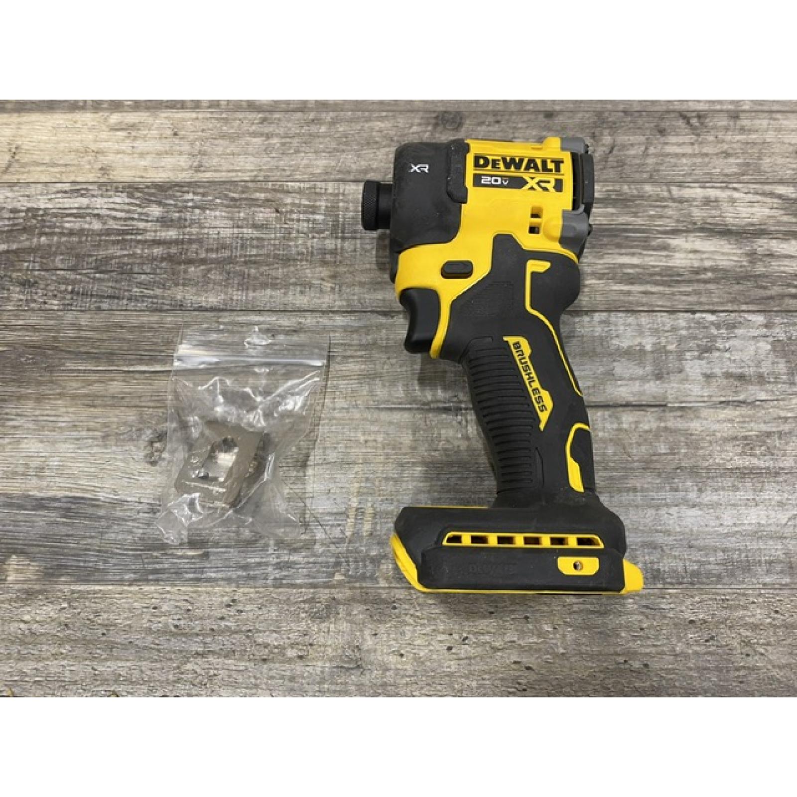AS-IS DEWALT 20V XR Brushless Cordless 1/4 in. Quiet Hydraulic Impact Driver (Tool-Only)