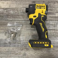 AS-IS DEWALT 20V XR Brushless Cordless 1/4 in. Quiet Hydraulic Impact Driver (Tool-Only)