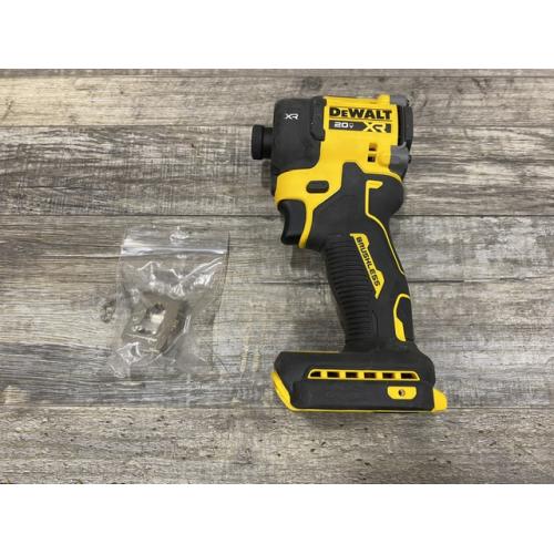 AS-IS DEWALT 20V XR Brushless Cordless 1/4 in. Quiet Hydraulic Impact Driver (Tool-Only)