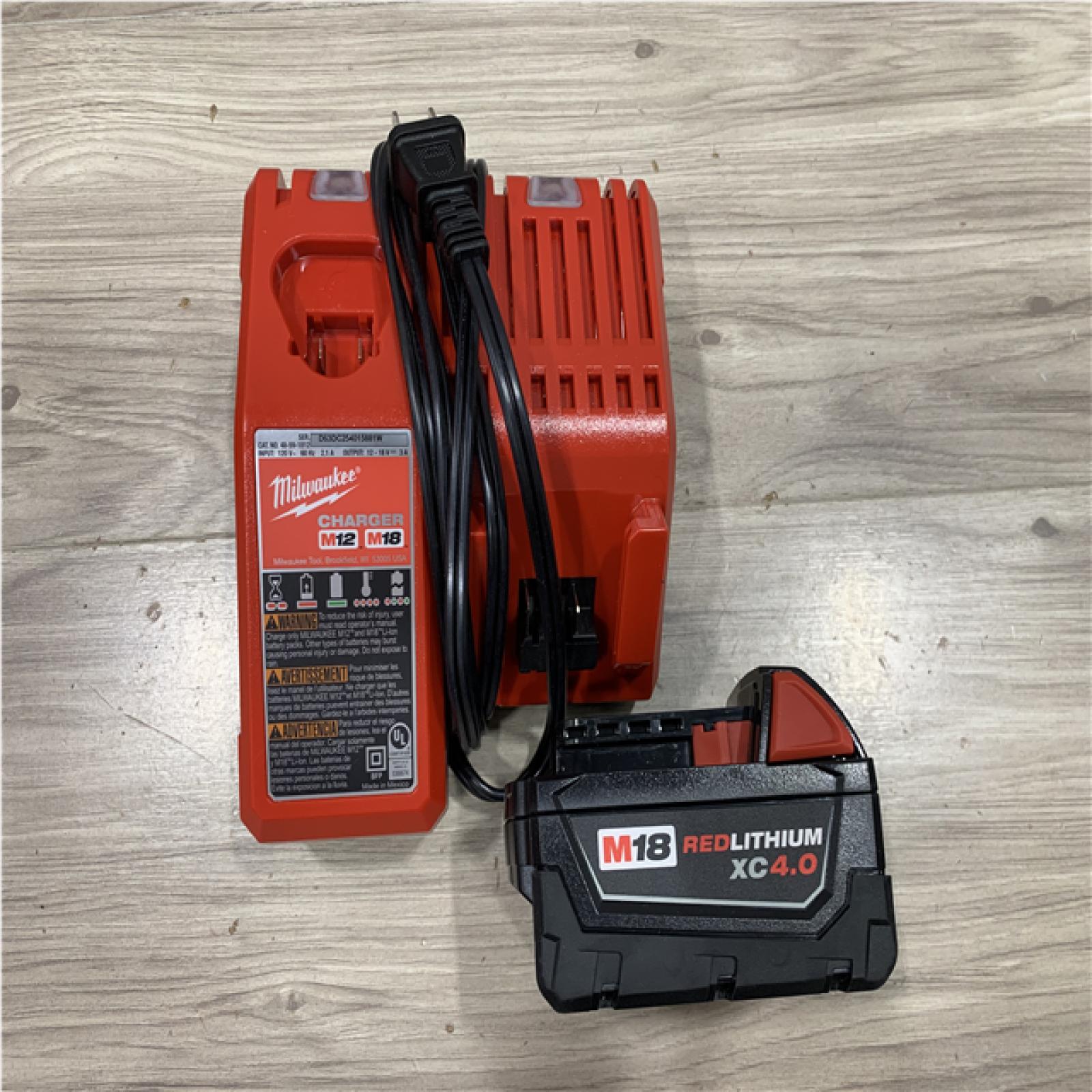 AS-IS Milwaukee 18V Lithium-Ion Brushless Cordless 1/2 in. Compact Hammer Drill/Driver Kit