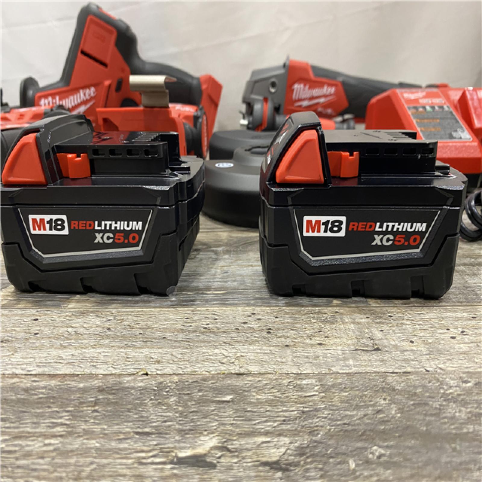 AS-IS Milwaukee FUEL18-Volt Lithium-Ion Cordless (4-Tool) Combo Kit