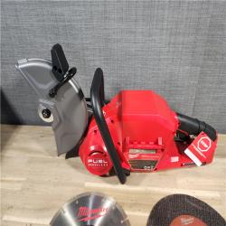 HOUSTON LOCATION - AS-IS Milwaukee M18 FUEL 9 Cut-Off Saw with ONE-KEY (TOOL ONLY)