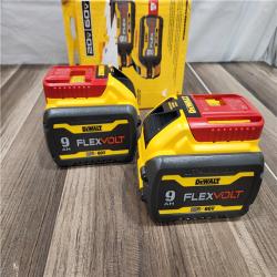 AS-IS  DEWALT FLEXVOLT 20-Volt /60-Volt MAX Lithium-Ion 9.0Ah Battery (2-Pack)