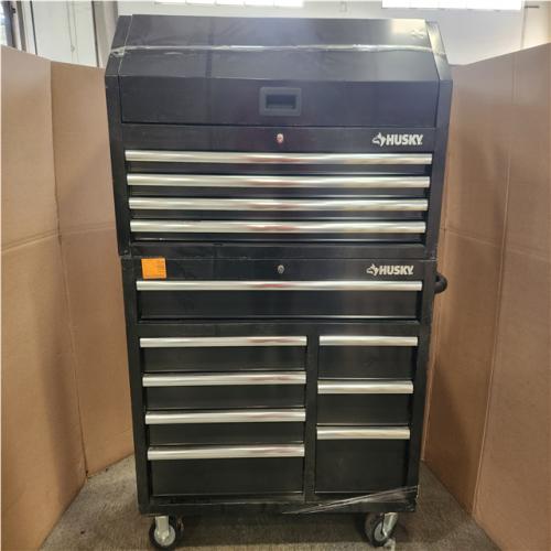 Phoenix LIKE NEW Husky Tool Storage 42 in. W x 18 in. D Standard Duty Black Tool Chest Combo