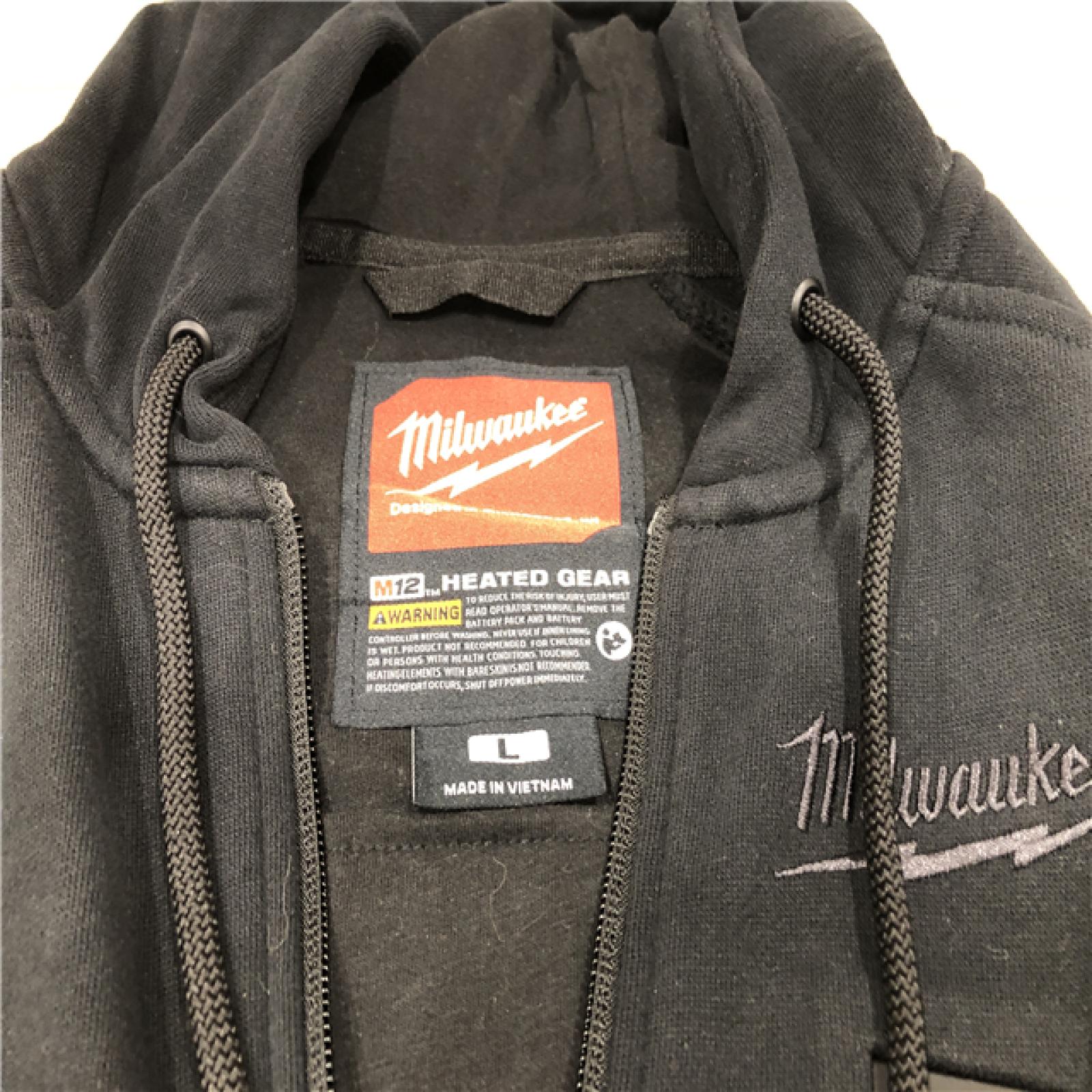 AS-IS Milwaukee 306B-21L 12V Heated Hoodie Kit Black (Large)