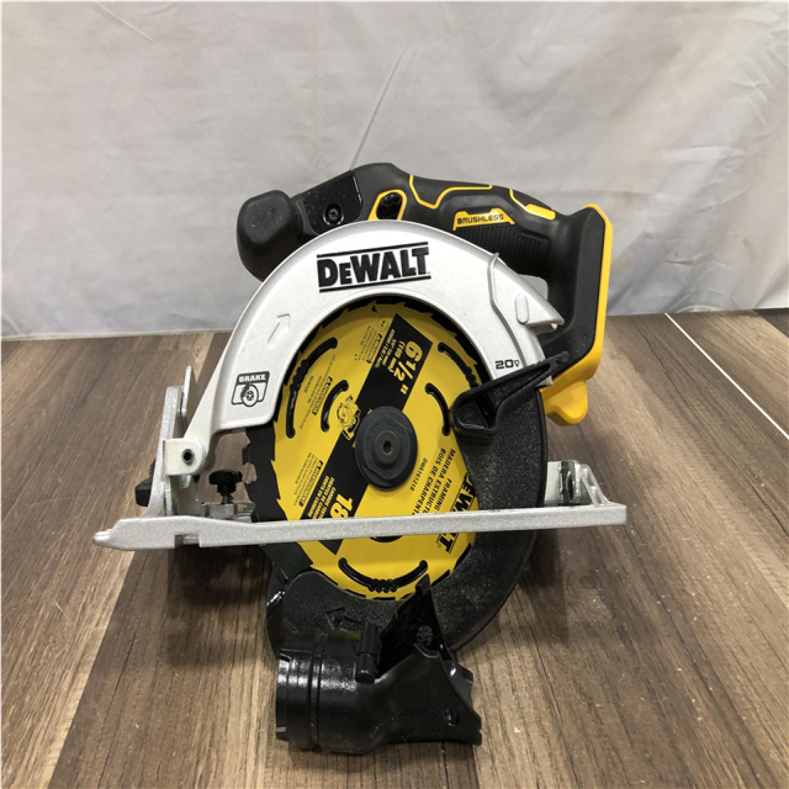 AS-IS DEWALT 20V MAX Cordless Brushless 6-1/2 in. Sidewinder Style Circular Saw (Tool Only)
