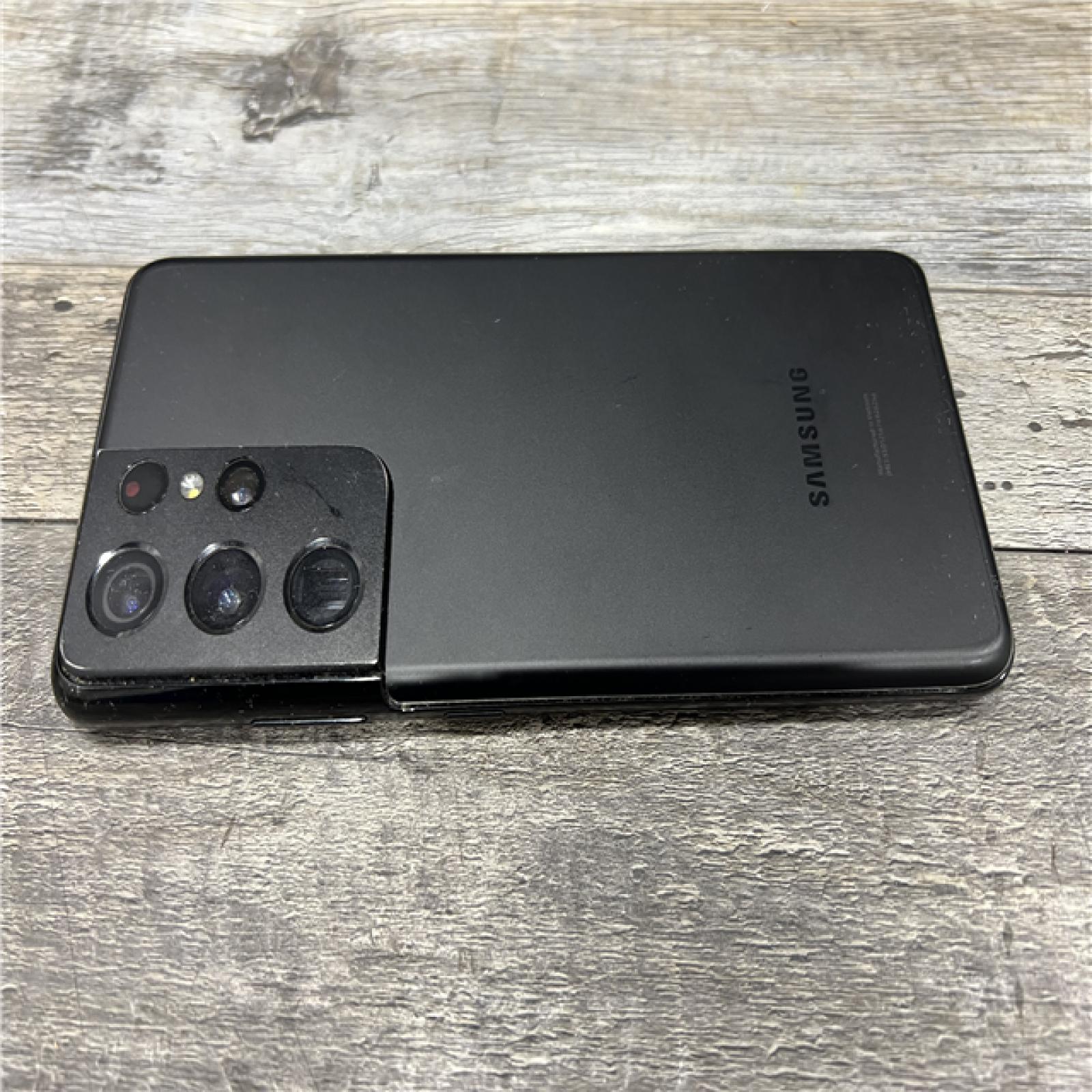 AS-IS At&T Samsung Galaxy S21 Ultra 5G Black 128GB