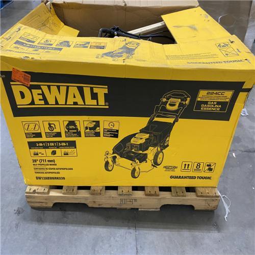 Dallas Location - As-Is DEWALT 28 in. 224cc  Gas Lawn Mower