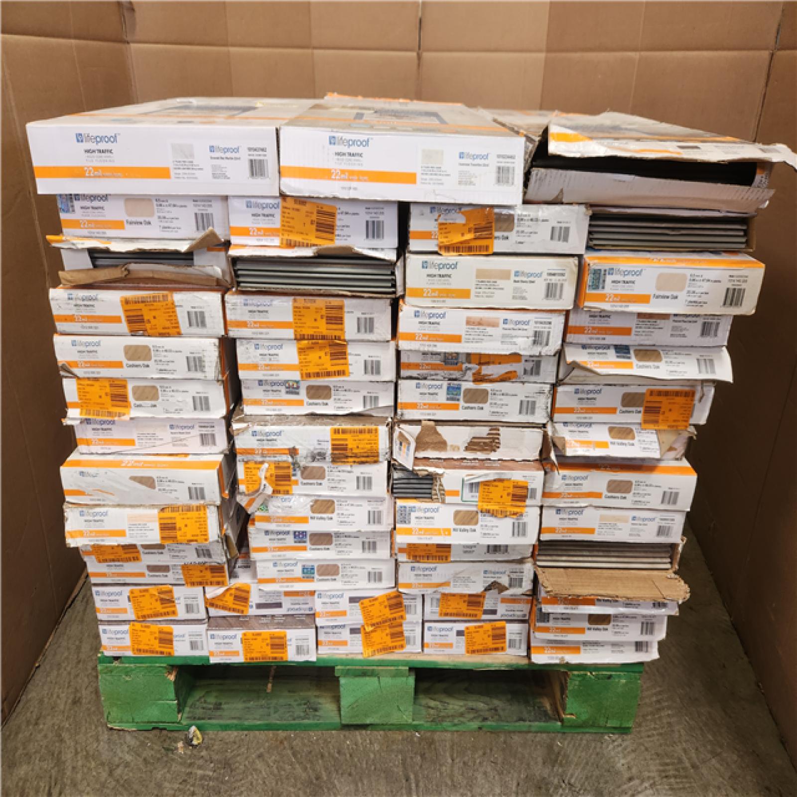 Phoenix Mixed Lifeproof Click Lock Waterproof Luxury Vinyl Plank Flooring Pallet (64-Boxes)