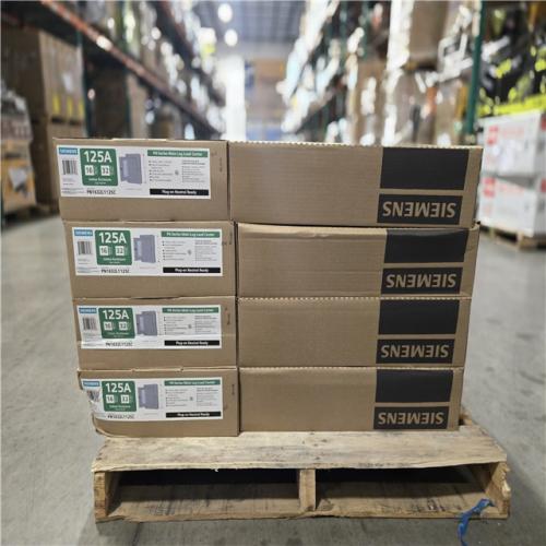 DALLAS LOCATION- Siemens PN Series 125 Amp 16-Space 32-Circuit Main Lug Plug-On Neutral Load Center PALLET (16 UNITS)