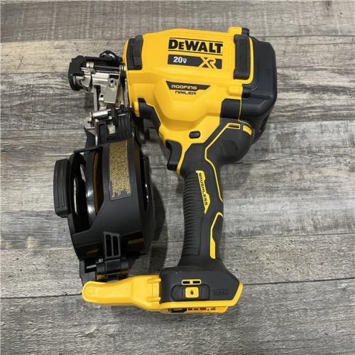 AS-IS DEWALT 20V MAX 15-Degree Electric Cordless Roofing Nailer (Tool Only)