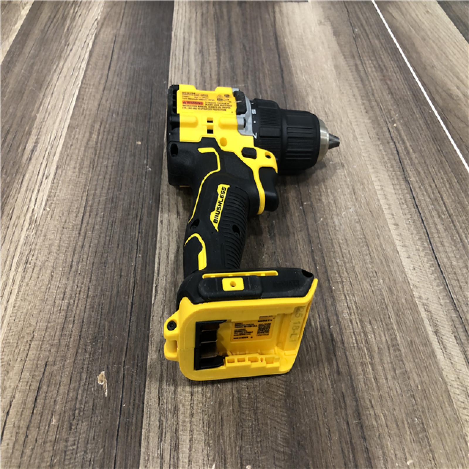 AS-IS DEWALT ATOMIC 20-Volt MAX Brushless Cordless 1/2 in. Drill Driver (Tool-Only)