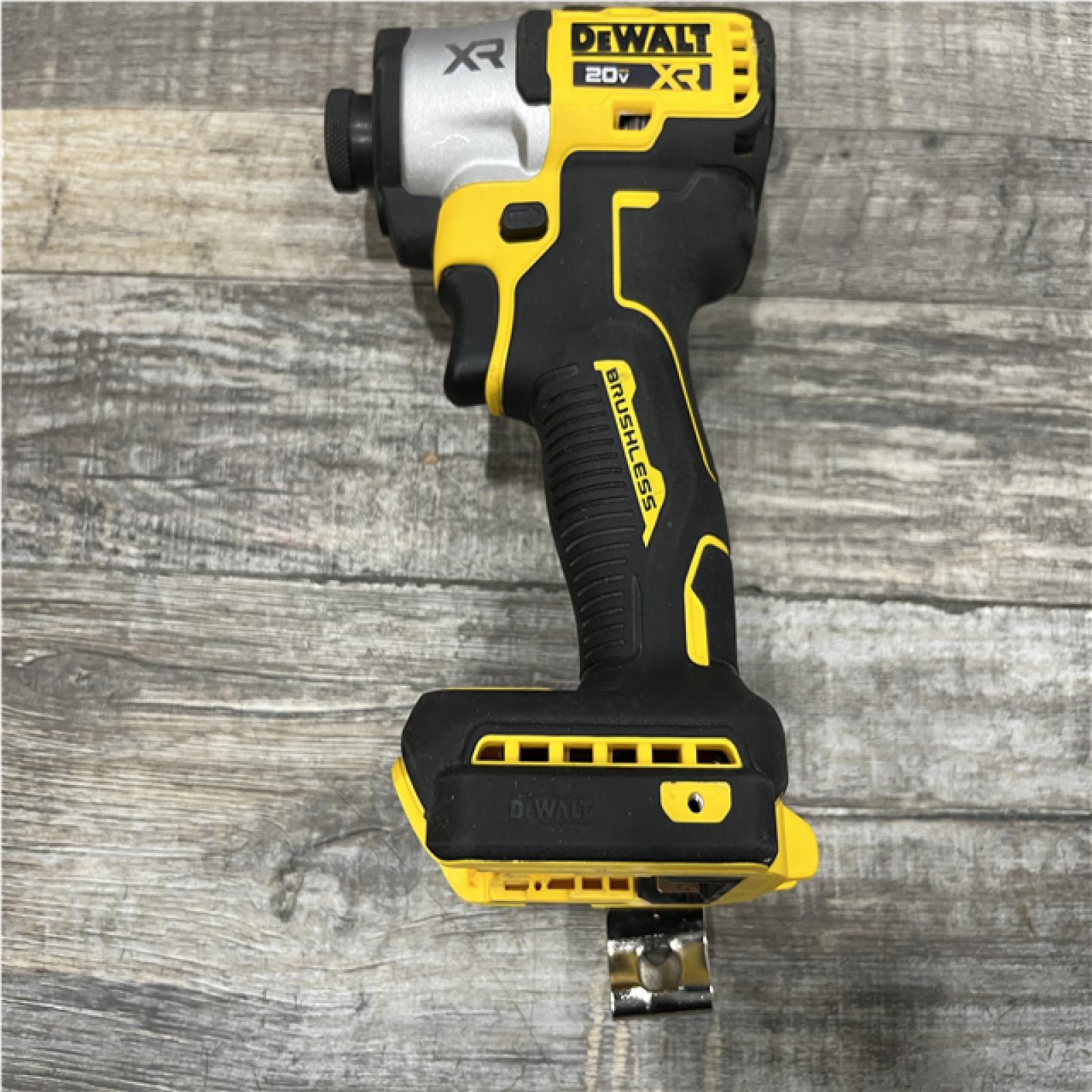 AS-IS DEWALT 20-Volt Maximum XR Lithium-Ion Cordless Brushless 1/4 in. 3-Speed Impact Driver Kit