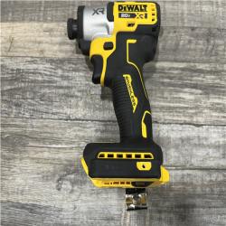 AS-IS DEWALT 20-Volt Maximum XR Lithium-Ion Cordless Brushless 1/4 in. 3-Speed Impact Driver Kit