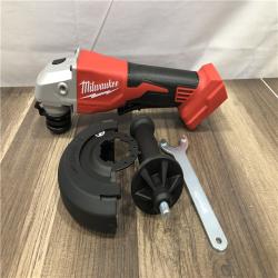 AS-IS Milwaukee 18V Lithium-Ion Brushless Cordless 4-1/2 in./5 in. Grinder w/Paddle Switch (Tool-Only)