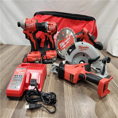 AS-IS- Milwaukee M18 4-Tool Combo Kit