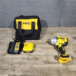 HOUSTON LOCATION - AS-IS (APPEARS LIKE NEW) Dewalt 20V MAX Lithium-Ion Cordless 1/2 in. Impact Wrench Kit W/ BATTERY & CHARGER
