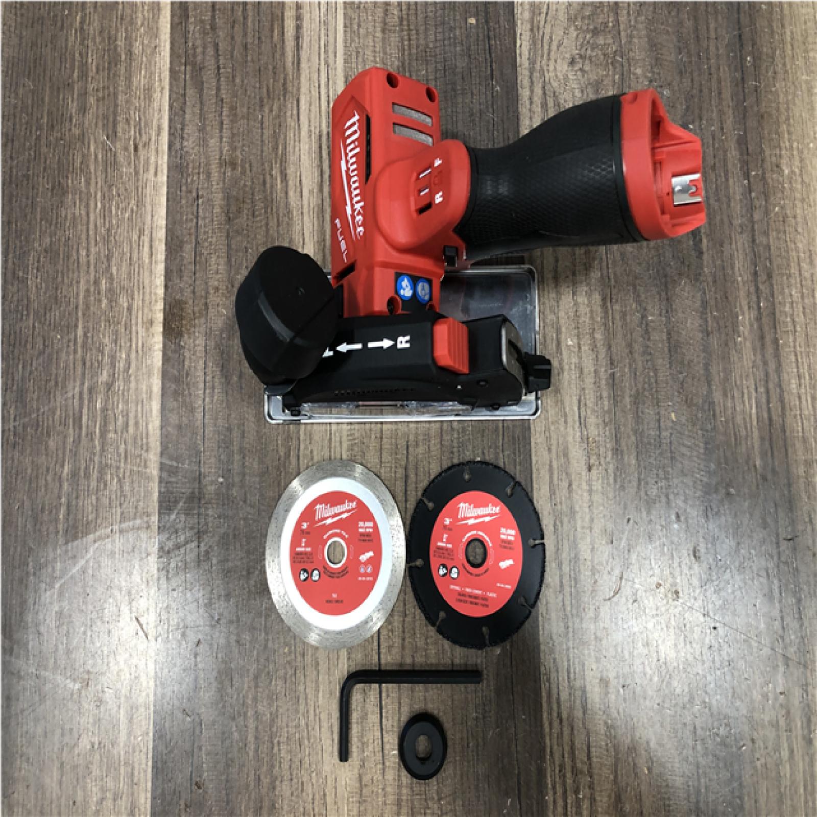 AS-IS Milwaukee FUEL 12V Lithium-Ion Brushless Cordless 3 in. Cut Off Saw (Tool-Only)