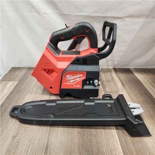 AS-IS- Milwaukee Tool M18 FUEL 14  Top Handle 18-Volt Lithium-Ion Brushless Electric Cordless Chainsaw (Tool-Only)