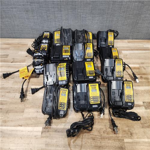 HOUSTON LOCATION - AS - IS DEWALT BATTERY CHARGER PACK QTY - 15
