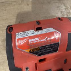 AS-IS Milwaukee FUEL SURGE 12V Lithium-Ion Brushless Cordless 1/4 in. Hex Impact Driver Compact Kit