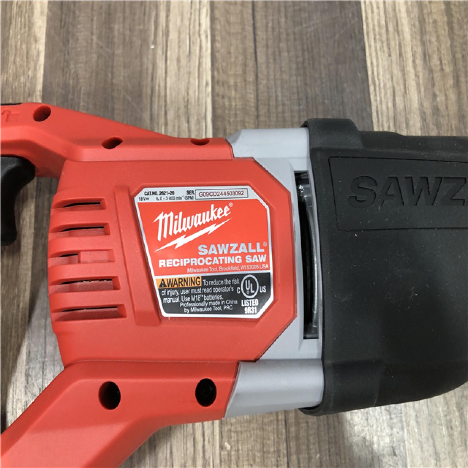 AS-IS Milwaukee 18V Lithium-Ion Cordless SAWZALL Reciprocating Saw (Tool-Only)