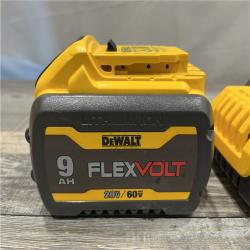 AS-IS DEWALT 20V/60V MAX FLEXVOLT Lithium-Ion 9.0Ah Battery and Charger Starter Kit