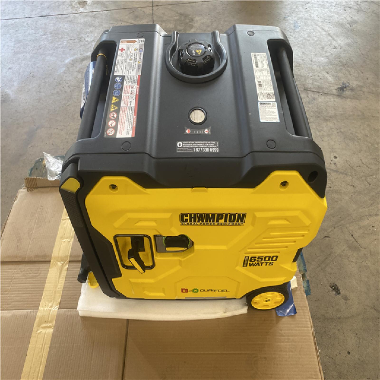 Houston Location - AS-IS Champion Dual Fuel Generator 6500 Watts