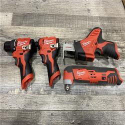AS-IS Milwaukee 12V Lithium-Ion Brushless Cordless Subcompact Drill and Impact Driver Kit