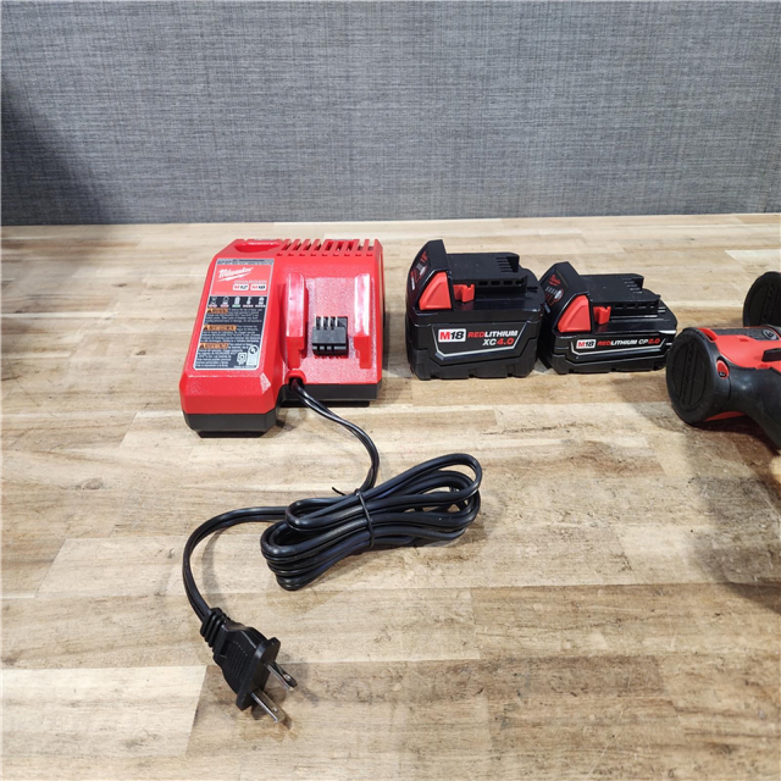 HOUSTON LOCATION - AS - IS Milwaukee 18-Volt Lithium-Ion Brushless Cordless Compact Hammer Drill/Impact Combo Kit