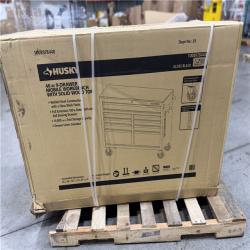 DALLAS LOCATION - AS-IS HUSKY 46IN 9 DRAWER WORKBENCH GLOSS BLACK