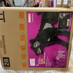 DALLAS LOCATION- AS-IS Home Accents Holiday 5.5 ft. Gruesome Grounds Animated LED Fear Valley Wolf H8