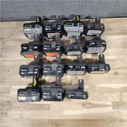 HOUSTON LOCATION - AS-IS RYOBI BATTERY PACK QTY - 15